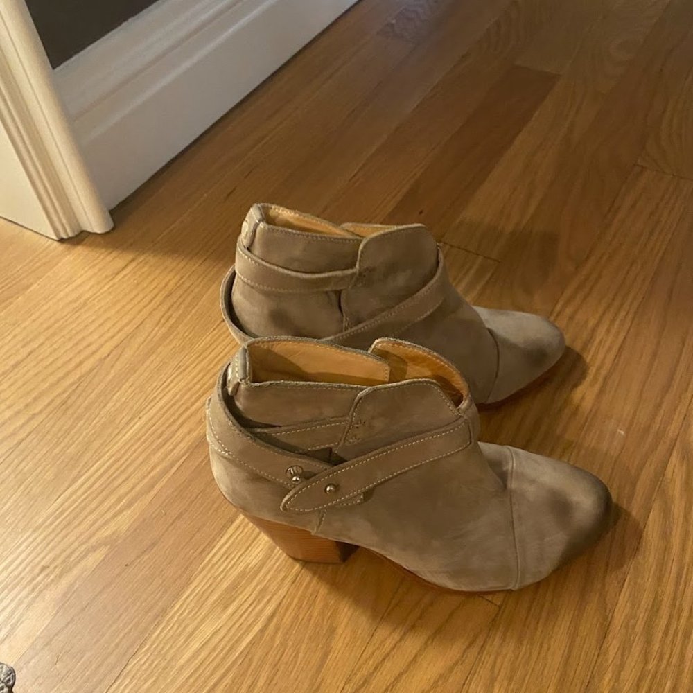 Rag & Bone Harrow Booties in Grey